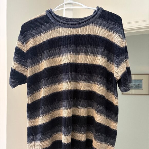 Forever Creative Cotton Tops - Forever Creative Cotton Striped Knit T-Shirt